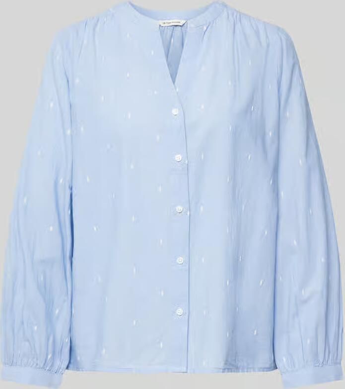 Tom Tailor Regular fit blouse met lange mouwen van puur katoen met borduursels - Foto 2