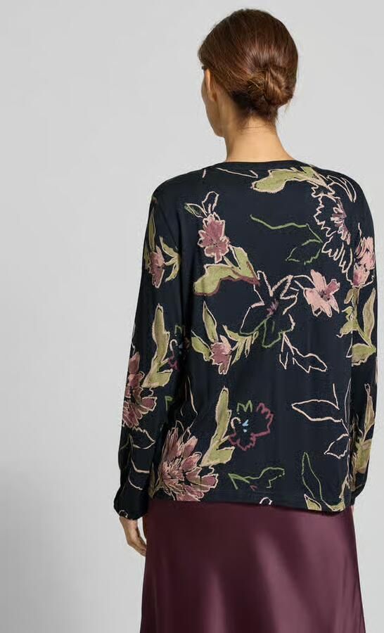 Tom Tailor Regular fit shirt met lange mouwen van katoenmix