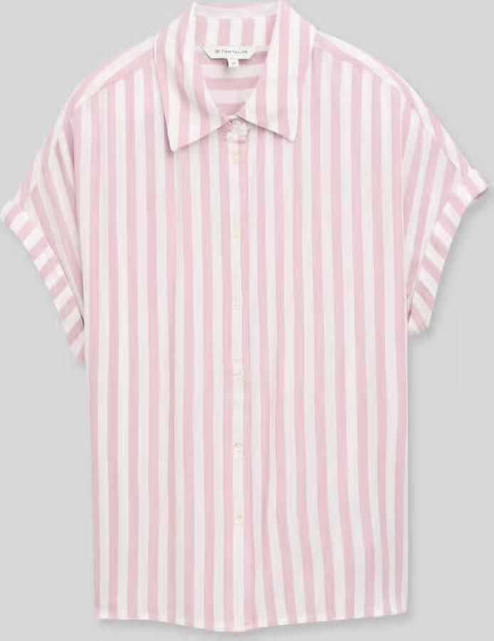 Tom Tailor regular fit blouse van pure viscose - Foto 2