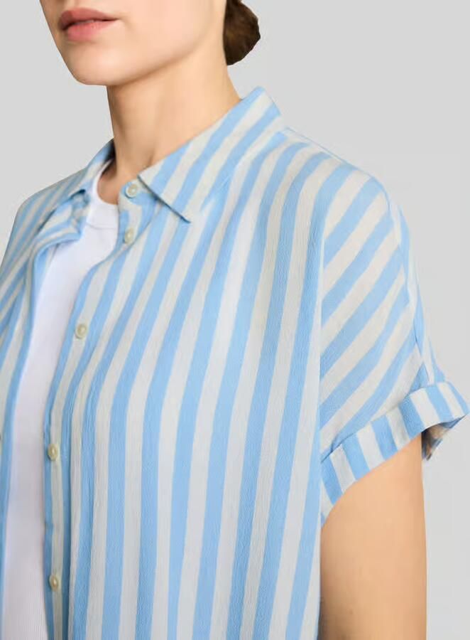 Tom Tailor regular fit blouse van pure viscose