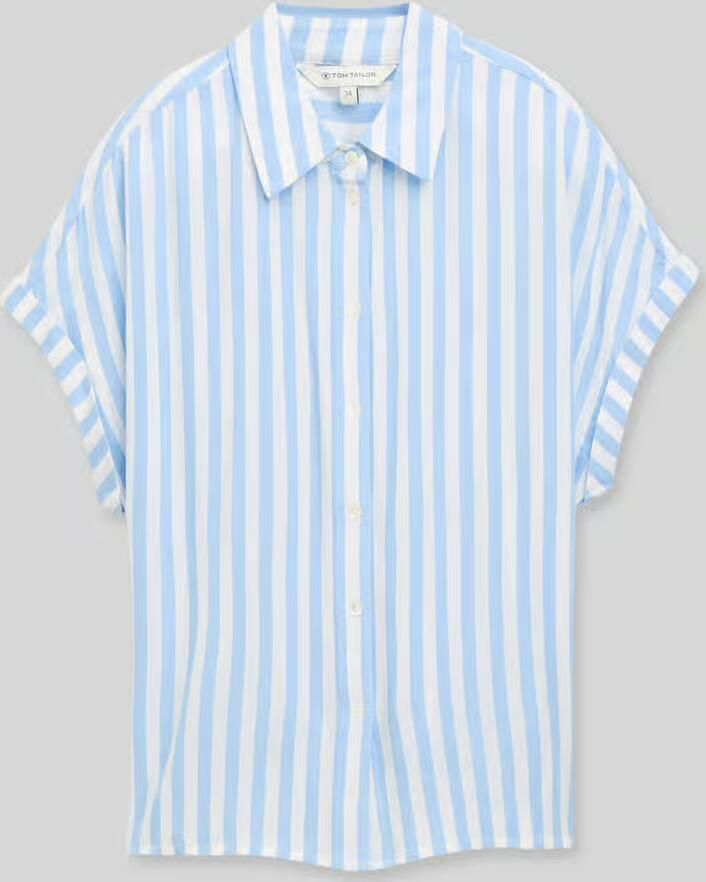 Tom Tailor regular fit blouse van pure viscose - Foto 2