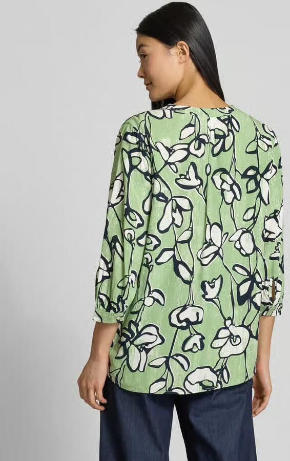 Tom Tailor Regular fit blouse van pure viscose