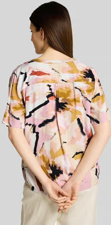 Tom Tailor regular fit blouse van pure viscose - Foto 2