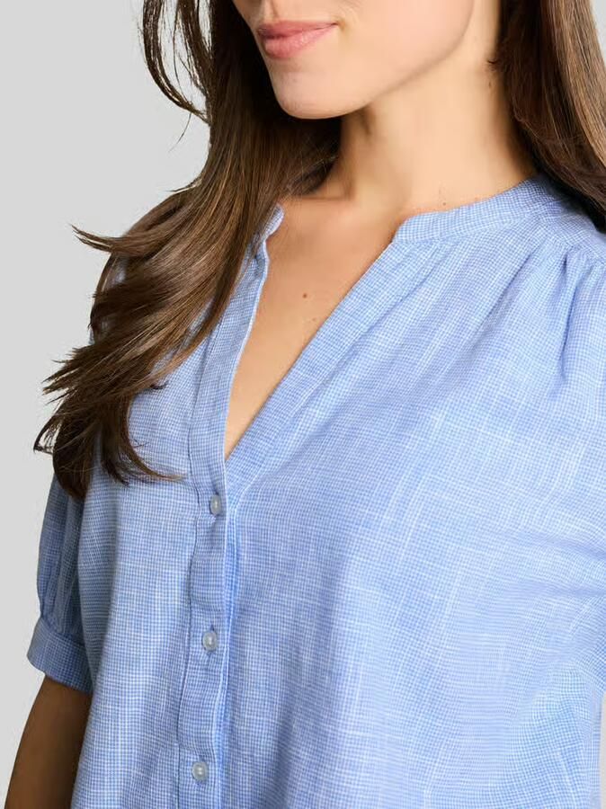 Tom Tailor regular fit blouse van puur katoen