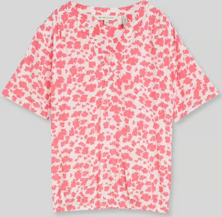 Tom Tailor regular fit blouse van viscose - Foto 2
