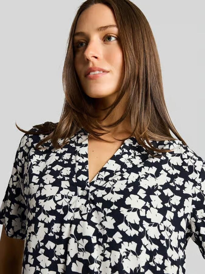 Tom Tailor regular fit blouse van viscose