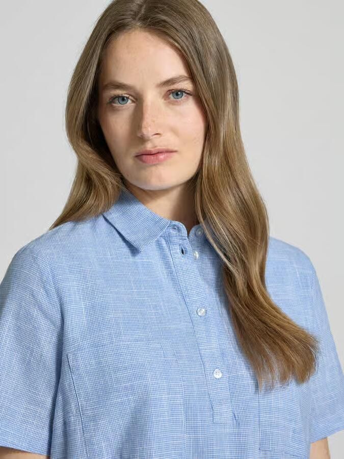 Tom Tailor Regular fit blousejurk van puur katoen - Foto 2