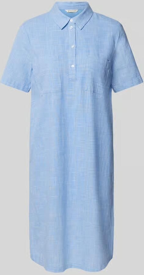 Tom Tailor Regular fit blousejurk van puur katoen