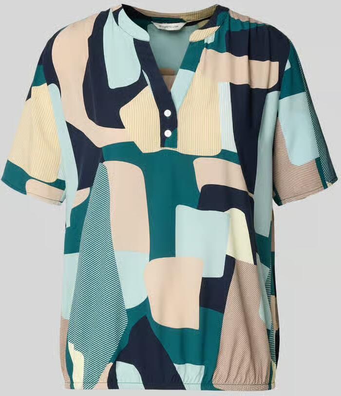 Tom Tailor Regular fit blouseshirt van pure viscose - Foto 2