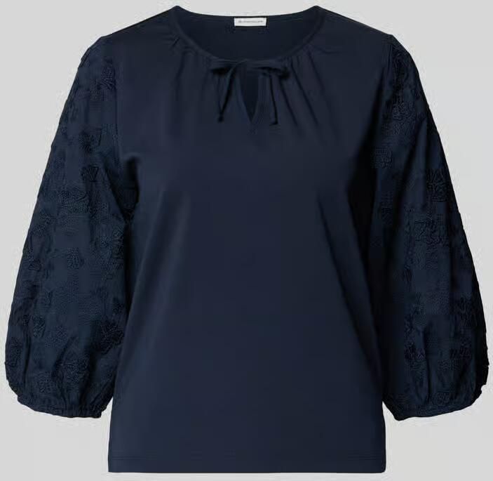 Tom Tailor regular fit blousetop van katoenmix - Foto 2