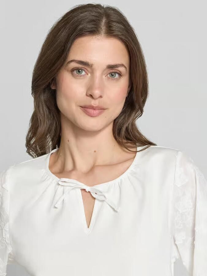 Tom Tailor regular fit blousetop van katoenmix