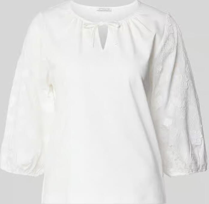 Tom Tailor regular fit blousetop van katoenmix - Foto 2