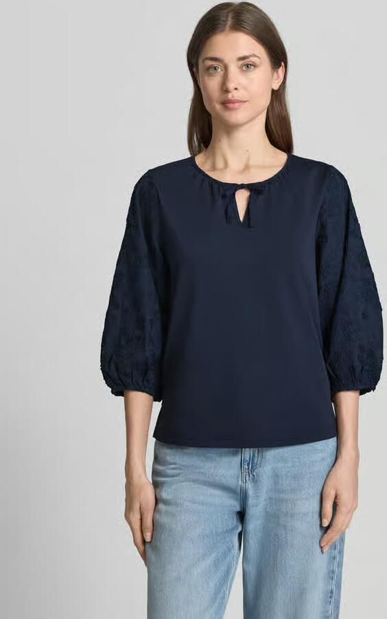 Tom Tailor regular fit blousetop van katoenmix - Foto 3