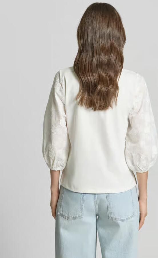 Tom Tailor regular fit blousetop van katoenmix - Foto 3