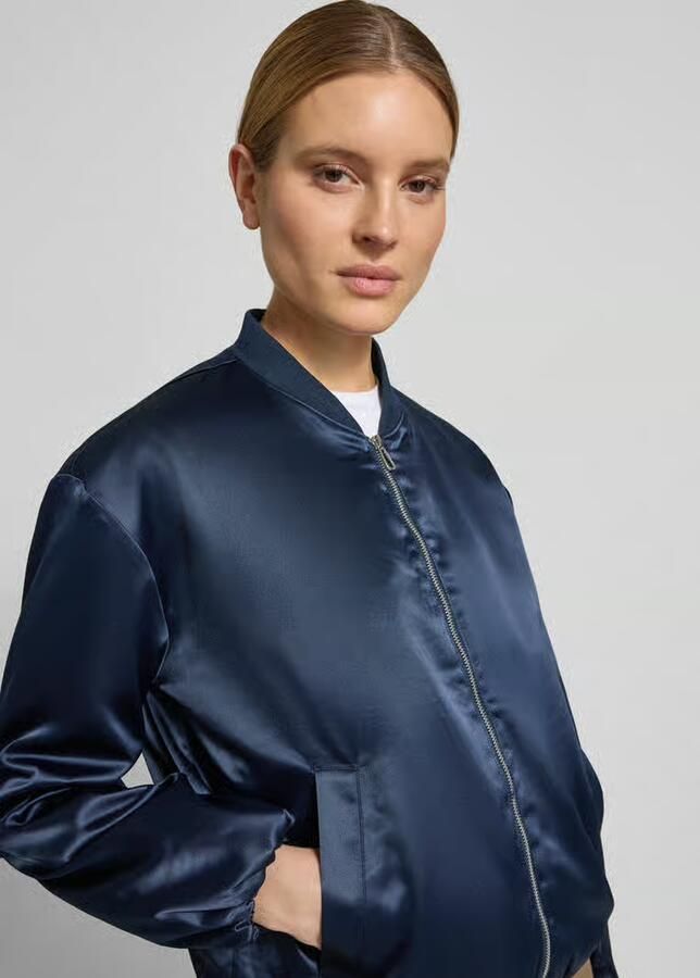 Tom Tailor regular fit blouson met college-look polokraag