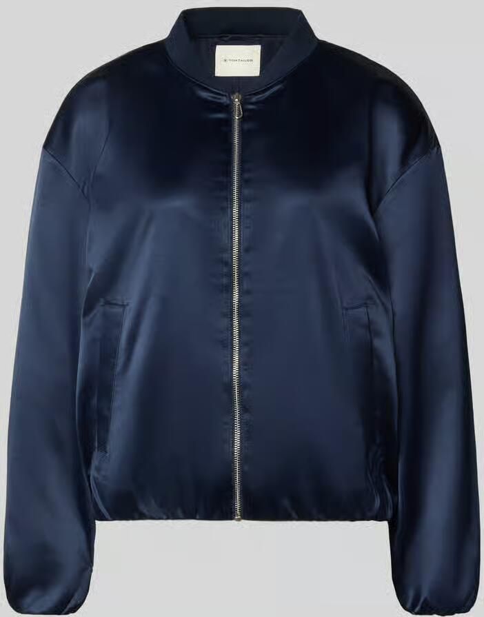 Tom Tailor regular fit blouson met college-look polokraag - Foto 2