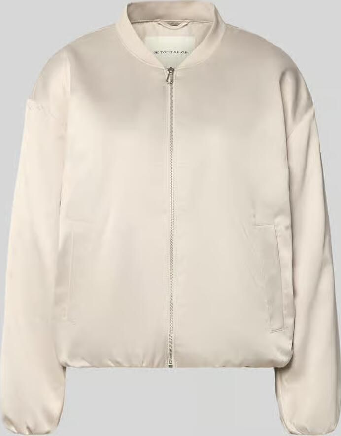 Tom Tailor regular fit blouson met college-look polokraag - Foto 2