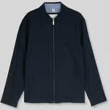Tom Tailor regular fit blouson van mix van linnen en katoen