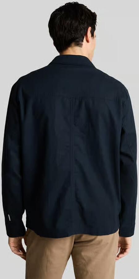 Tom Tailor regular fit blouson van mix van linnen en katoen - Foto 3