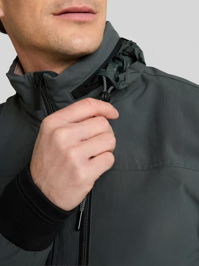 Tom Tailor Regular Fit blouson van waterdichte stof
