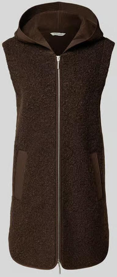 Tom Tailor Regular fit bodywarmer met capuchon