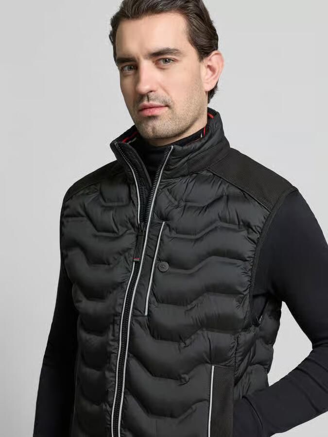 Tom Tailor Regular fit bodywarmer met capuchon in de kraag - Foto 2