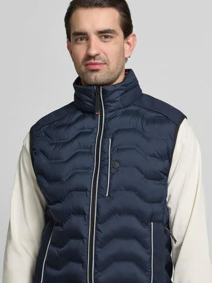 Tom Tailor Regular fit bodywarmer met capuchon in de kraag - Foto 2