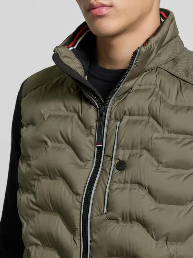 Tom Tailor Regular fit bodywarmer met capuchon in de kraag - Foto 2