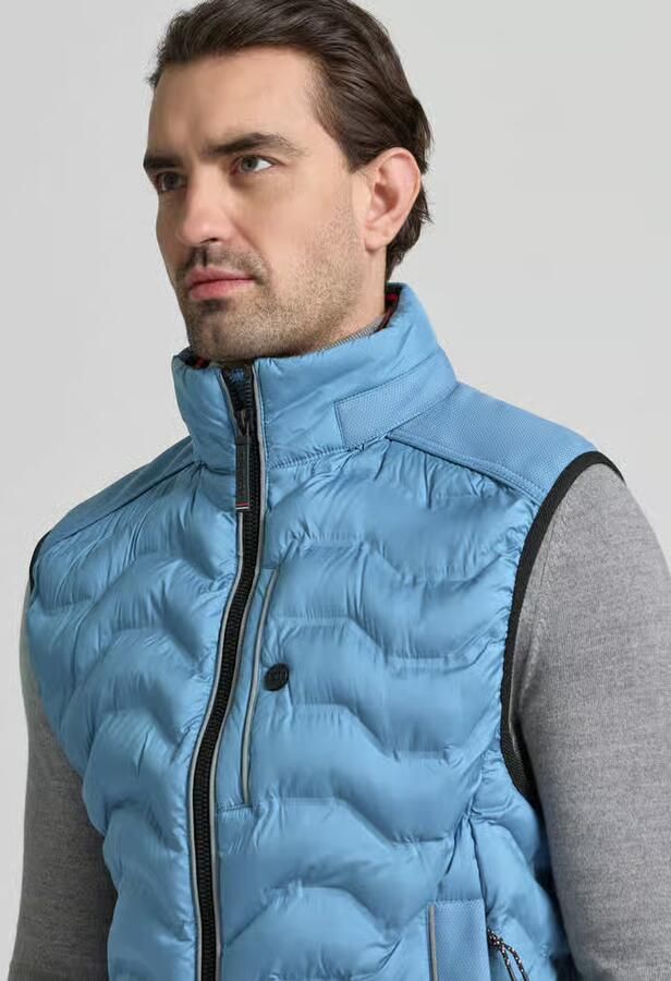 Tom Tailor Regular fit bodywarmer met capuchon in de kraag - Foto 2
