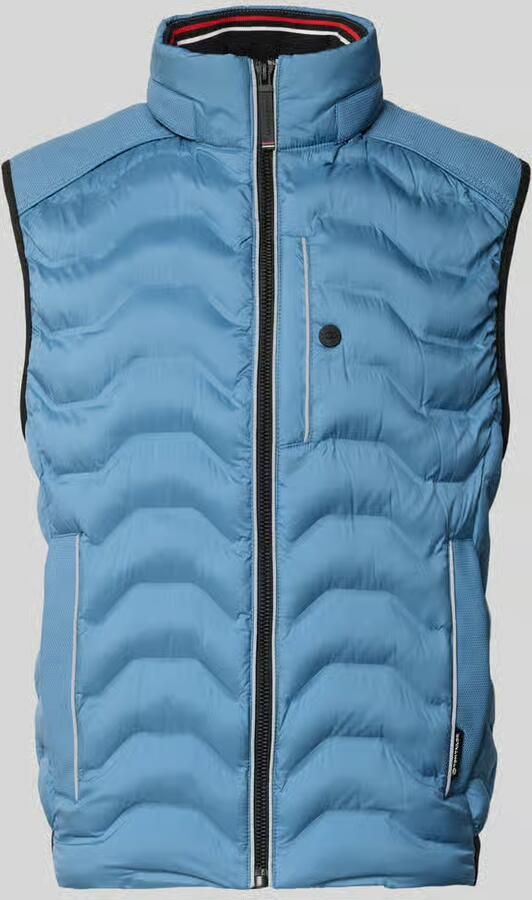 Tom Tailor Regular fit bodywarmer met capuchon in de kraag