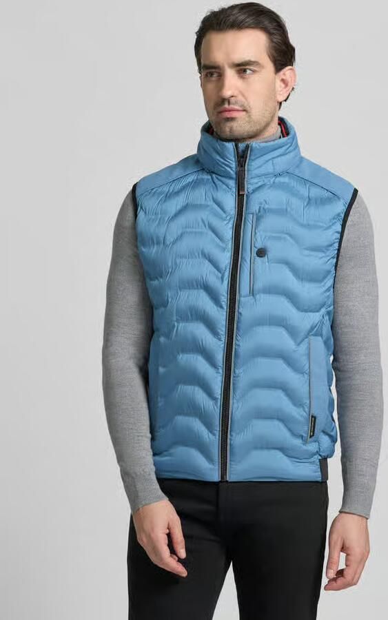 Tom Tailor Regular fit bodywarmer met capuchon in de kraag - Foto 3