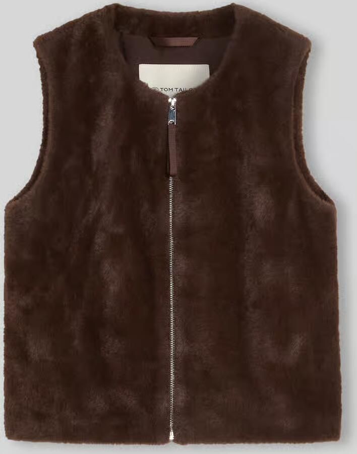 Tom Tailor Regular fit bodywarmer met ritssluiting