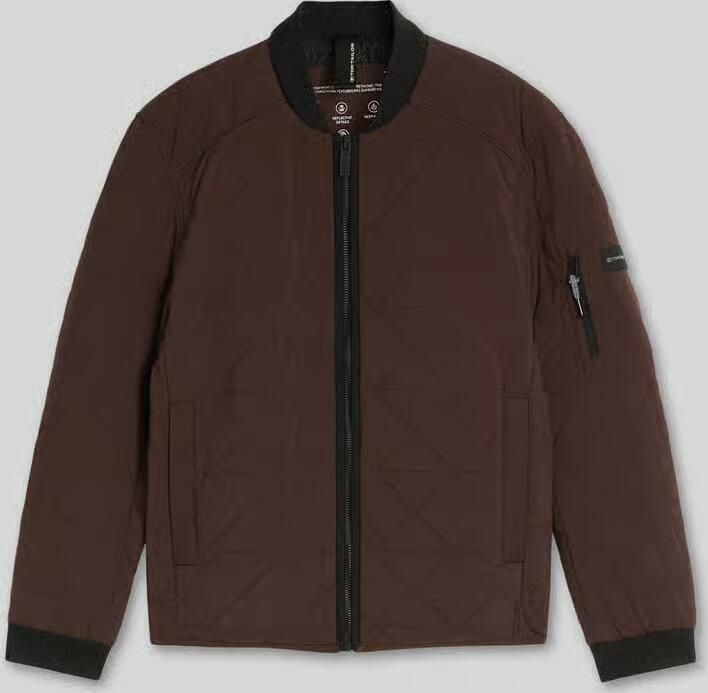 Tom Tailor Regular fit bomberjack met mouwzak - Foto 2