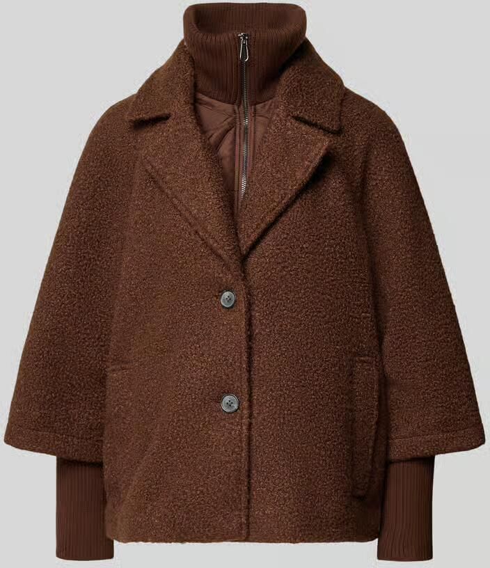 Tom Tailor Regular Fit cape-jas met teddyvoering
