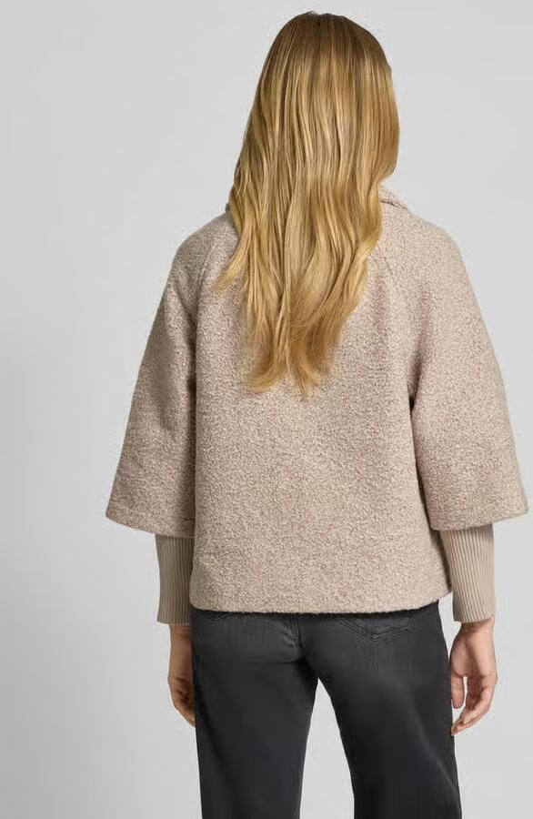 Tom Tailor Regular Fit cape-jas met teddyvoering