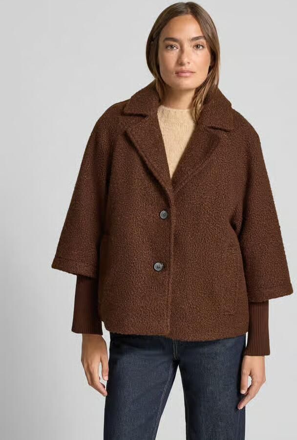 Tom Tailor Regular Fit cape-jas met teddyvoering - Foto 3