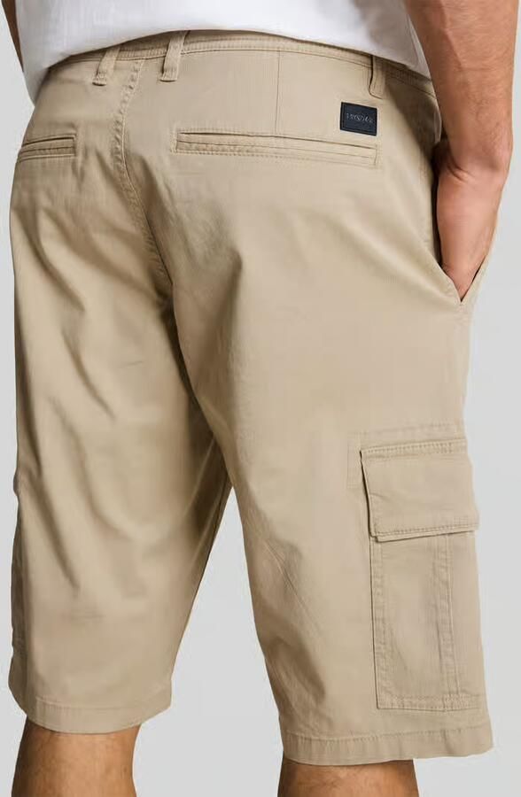 Tom Tailor regular fit cargoshorts van katoenmix