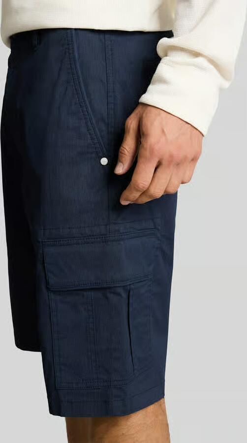 Tom Tailor regular fit cargoshorts van katoenmix