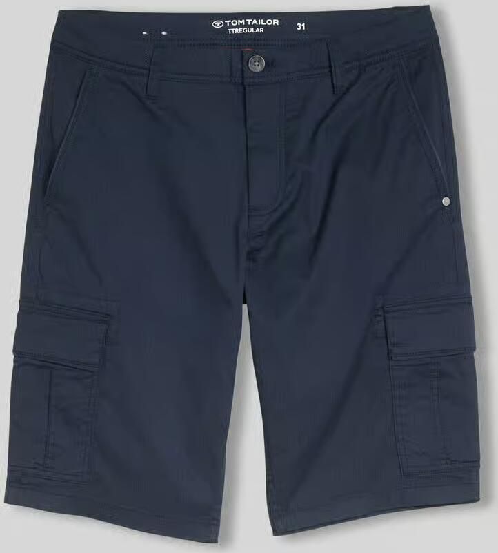 Tom Tailor regular fit cargoshorts van katoenmix - Foto 2