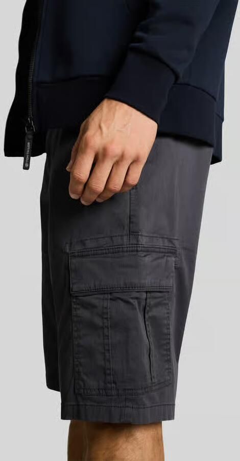 Tom Tailor regular fit cargoshorts van katoenmix