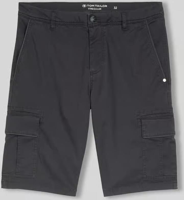 Tom Tailor regular fit cargoshorts van katoenmix - Foto 2