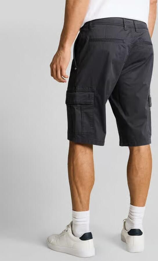 Tom Tailor regular fit cargoshorts van katoenmix