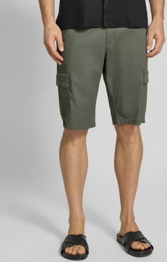 Tom Tailor regular fit cargoshorts van katoenmix - Foto 2