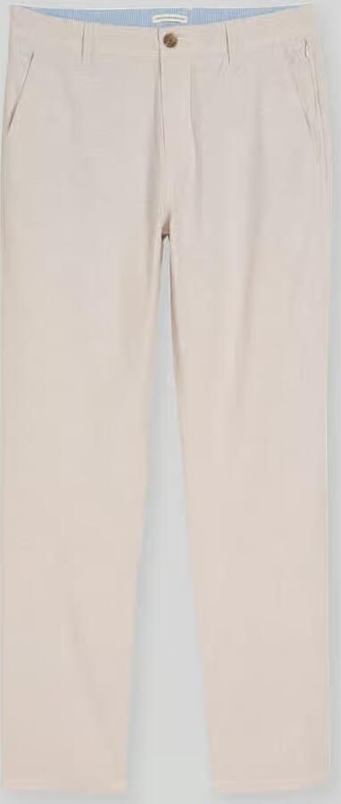 Tom Tailor regular fit chino van linnen-katoenmix - Foto 2