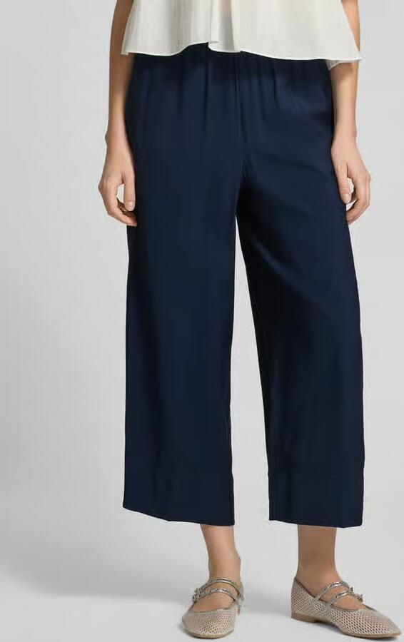 Tom Tailor regular fit culotte van viscosemix - Foto 2