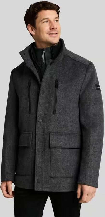 Tom Tailor Regular fit functioneel jack van wolmix - Foto 3