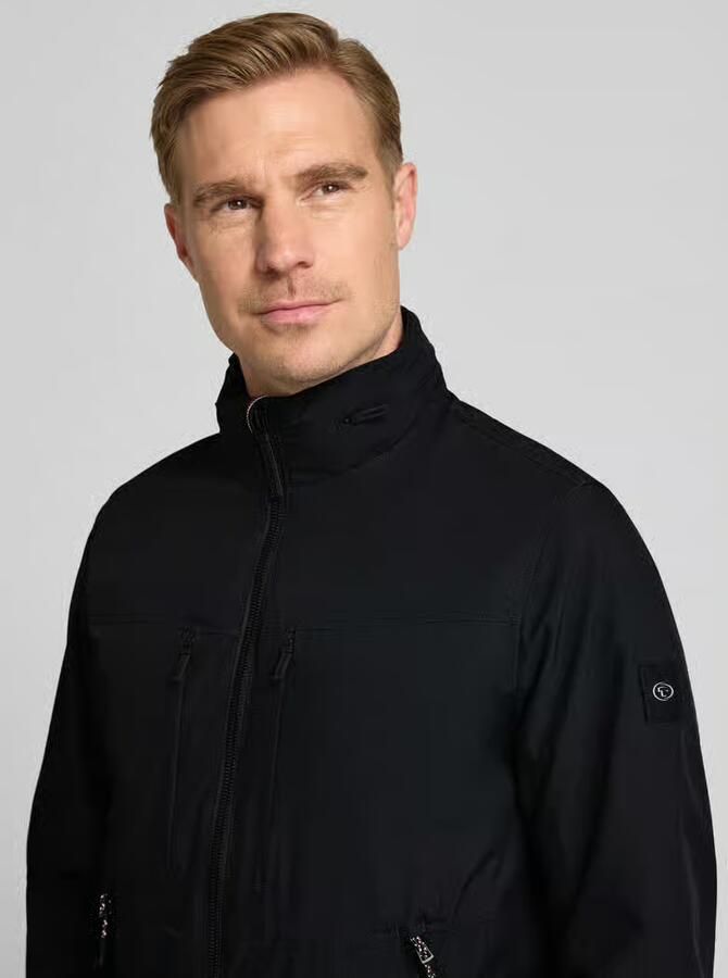 Tom Tailor regular fit functionele jas met sjaalkraag