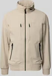 Tom Tailor regular fit functionele jas met sjaalkraag