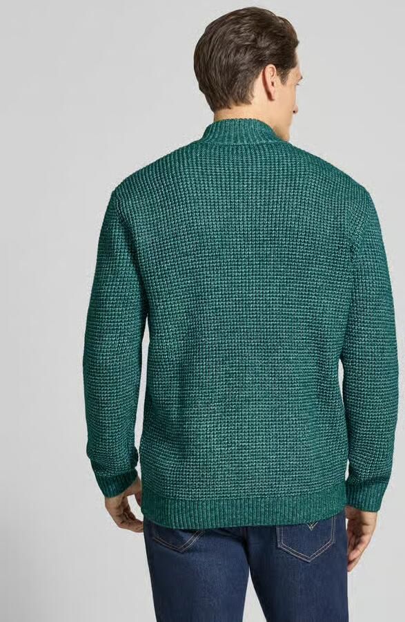 Tom Tailor Regular fit gebreid jack met wol - Foto 2