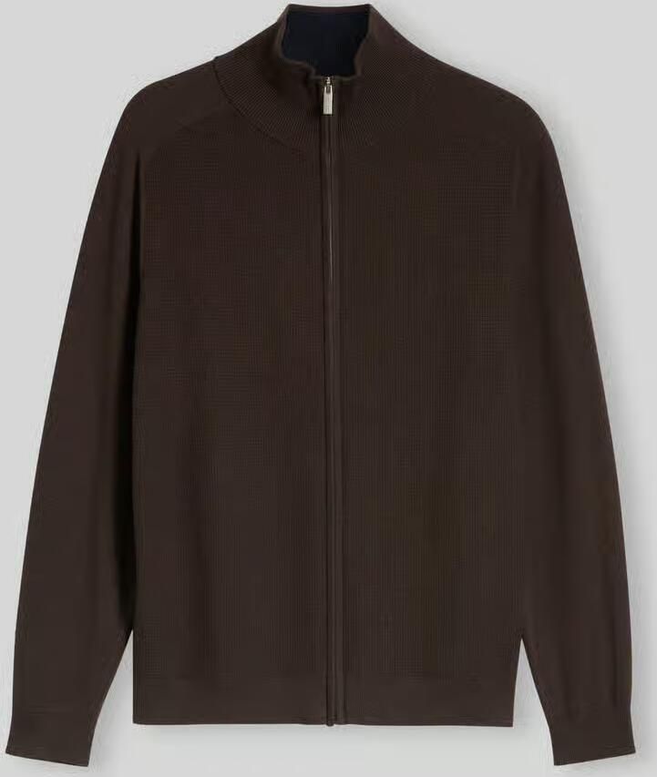 Tom Tailor Regular fit gebreid jack van puur katoen